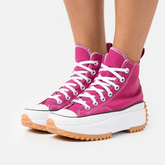 CONVERSE RUN STAR HIKE HI PLATFORM SESONAL COLOR  UNISEX WOMENS  SZ / 172362C - Picture 2 of 16